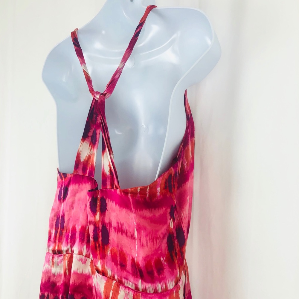 Banana Republic Silk twist strap dress pockets 6 - Picture 9 of 14